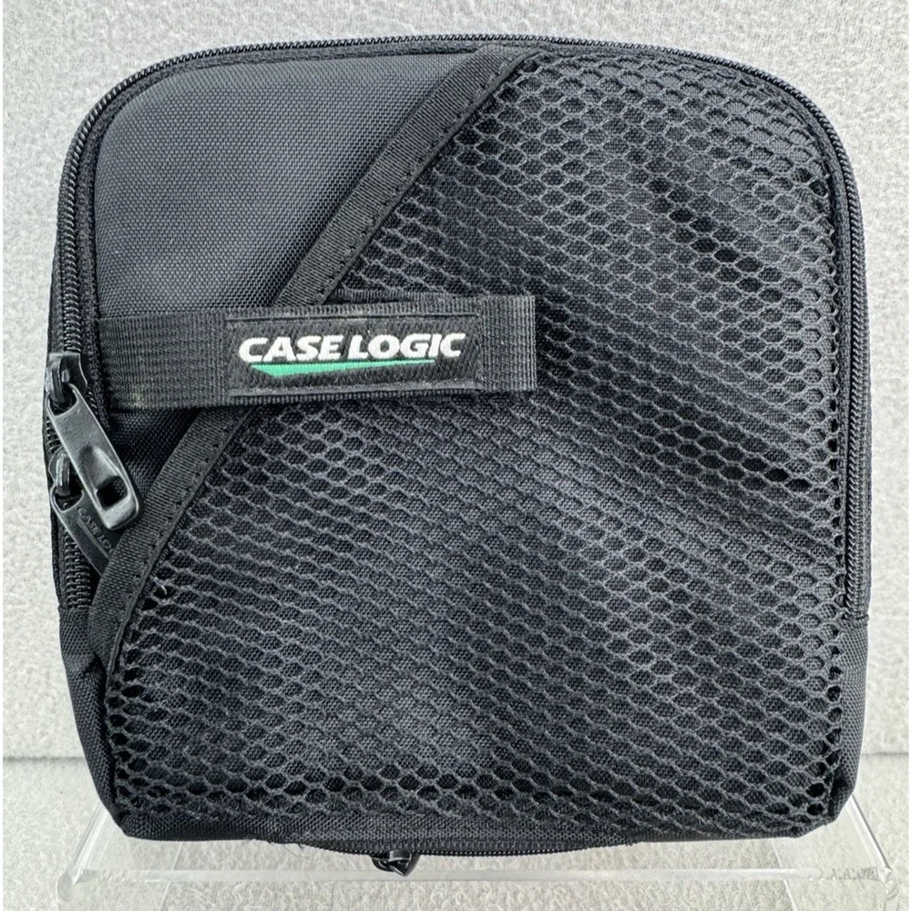 Case Logic CD Holder Discman Carrying Case 24 Disc Storage Travel Bag Vintage